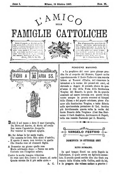 L'amico delle famiglie cattoliche