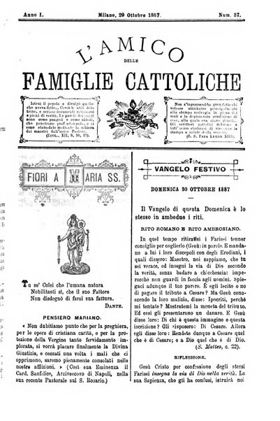 L'amico delle famiglie cattoliche