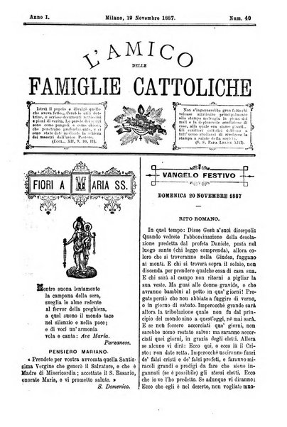 L'amico delle famiglie cattoliche