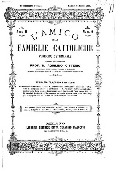 L'amico delle famiglie cattoliche