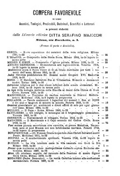 L'amico delle famiglie cattoliche