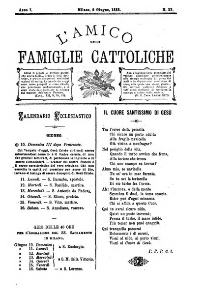 L'amico delle famiglie cattoliche