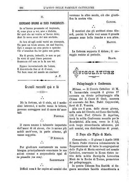 L'amico delle famiglie cattoliche