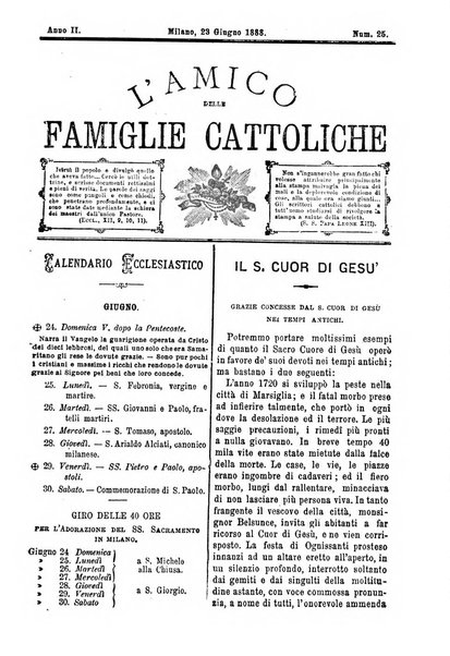 L'amico delle famiglie cattoliche