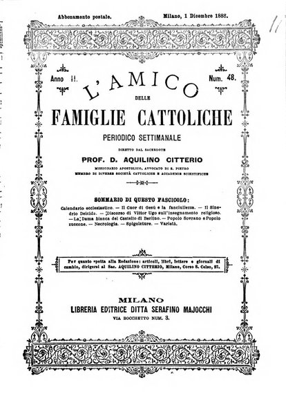 L'amico delle famiglie cattoliche