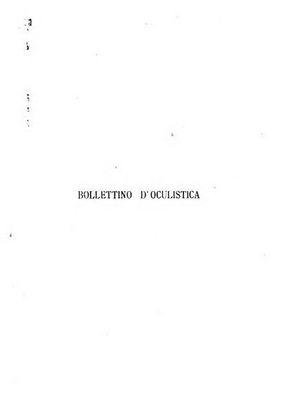 Bollettino d'oculistica periodico d'oculistica pratica