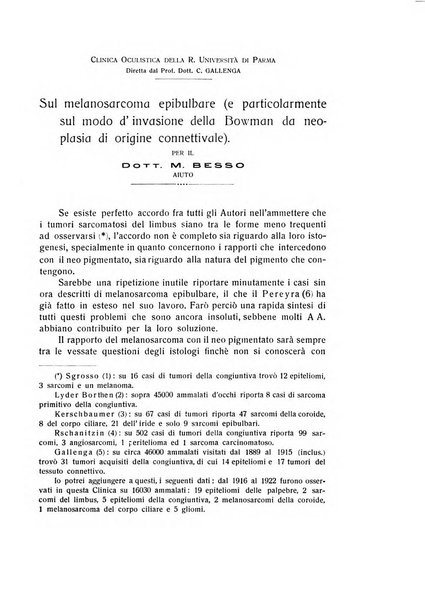 Bollettino d'oculistica periodico d'oculistica pratica