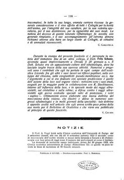 Bollettino d'oculistica periodico d'oculistica pratica