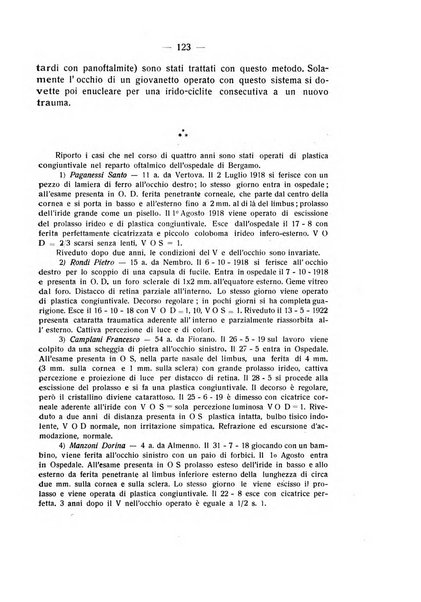 Bollettino d'oculistica periodico d'oculistica pratica