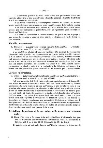 Bollettino d'oculistica periodico d'oculistica pratica