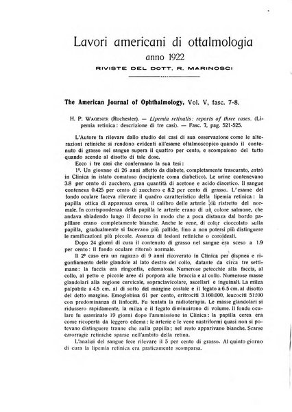 Bollettino d'oculistica periodico d'oculistica pratica