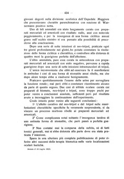 Bollettino d'oculistica periodico d'oculistica pratica