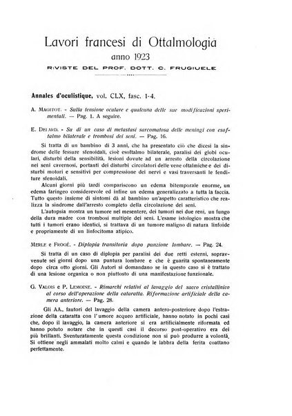 Bollettino d'oculistica periodico d'oculistica pratica