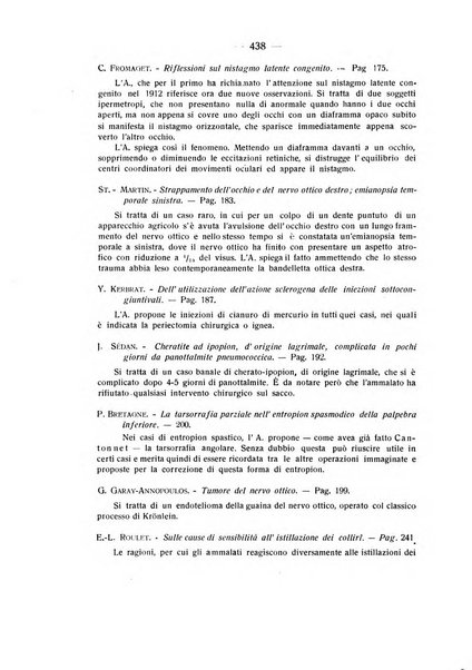 Bollettino d'oculistica periodico d'oculistica pratica