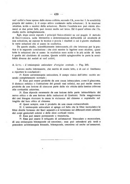 Bollettino d'oculistica periodico d'oculistica pratica