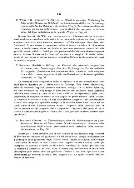 Bollettino d'oculistica periodico d'oculistica pratica