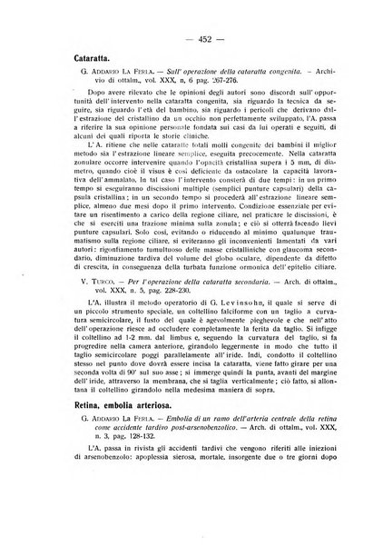 Bollettino d'oculistica periodico d'oculistica pratica