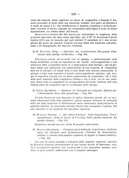 Bollettino d'oculistica periodico d'oculistica pratica