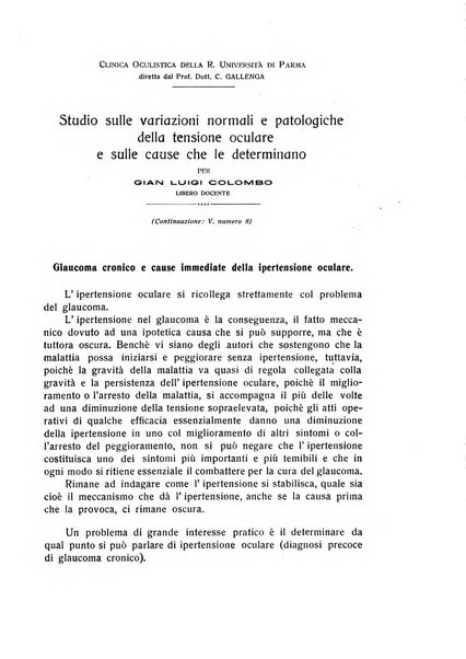 Bollettino d'oculistica periodico d'oculistica pratica