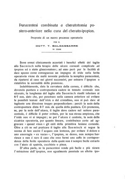 Bollettino d'oculistica periodico d'oculistica pratica