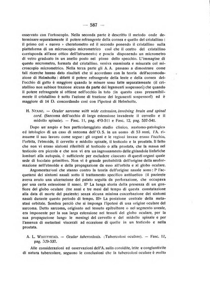 Bollettino d'oculistica periodico d'oculistica pratica