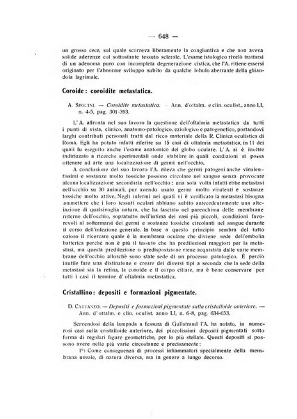 Bollettino d'oculistica periodico d'oculistica pratica