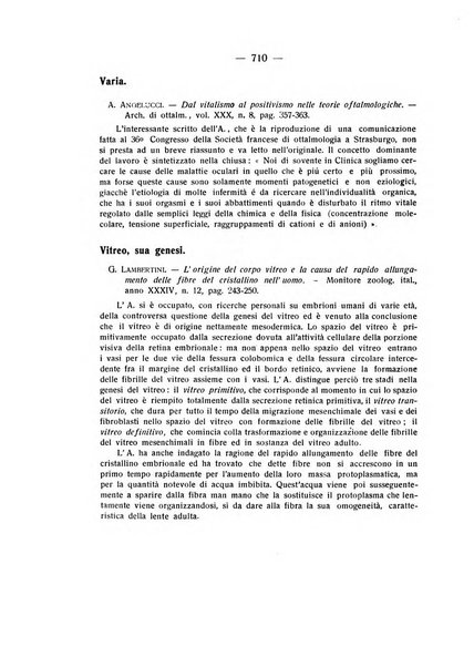 Bollettino d'oculistica periodico d'oculistica pratica