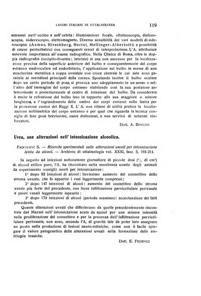 Bollettino d'oculistica periodico d'oculistica pratica