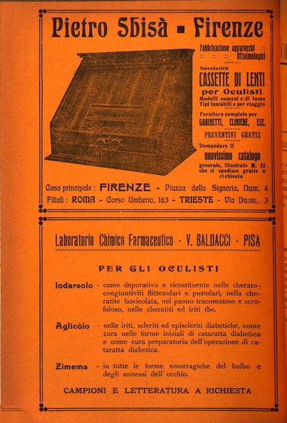 Bollettino d'oculistica periodico d'oculistica pratica