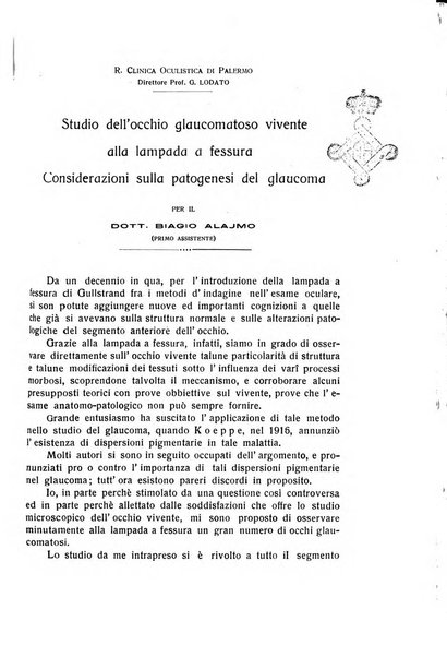 Bollettino d'oculistica periodico d'oculistica pratica