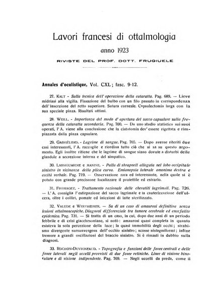 Bollettino d'oculistica periodico d'oculistica pratica