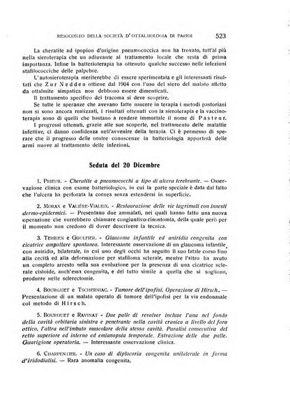 Bollettino d'oculistica periodico d'oculistica pratica