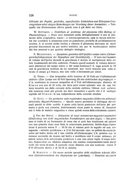 Bollettino d'oculistica periodico d'oculistica pratica