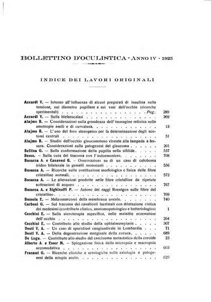 Bollettino d'oculistica periodico d'oculistica pratica