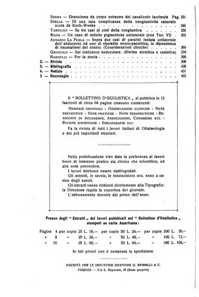 Bollettino d'oculistica periodico d'oculistica pratica