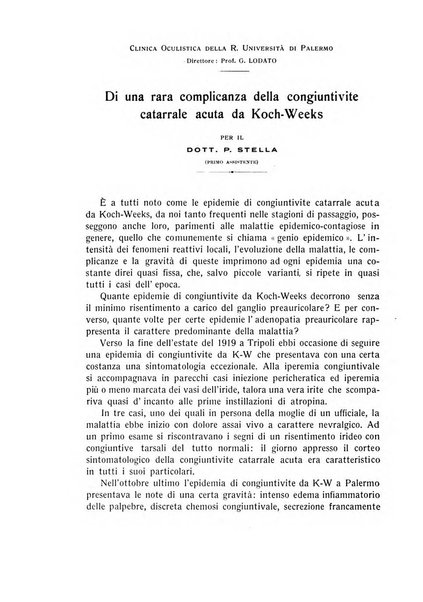 Bollettino d'oculistica periodico d'oculistica pratica