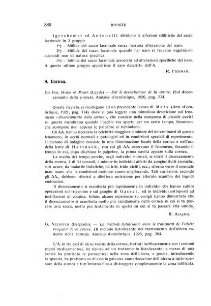 Bollettino d'oculistica periodico d'oculistica pratica