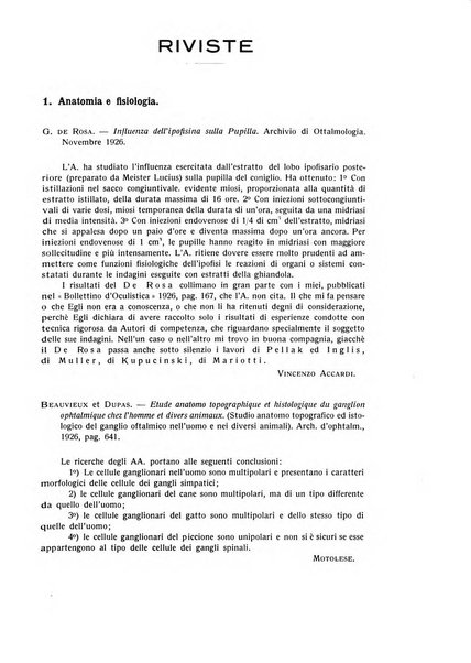 Bollettino d'oculistica periodico d'oculistica pratica