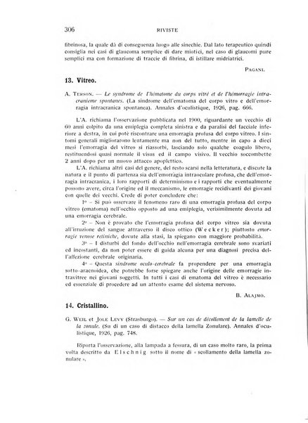 Bollettino d'oculistica periodico d'oculistica pratica