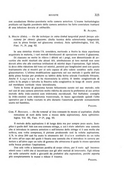 Bollettino d'oculistica periodico d'oculistica pratica