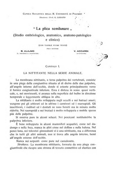 Bollettino d'oculistica periodico d'oculistica pratica