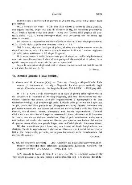 Bollettino d'oculistica periodico d'oculistica pratica