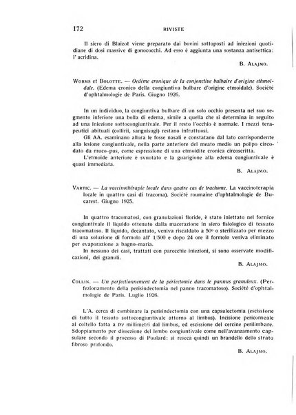 Bollettino d'oculistica periodico d'oculistica pratica