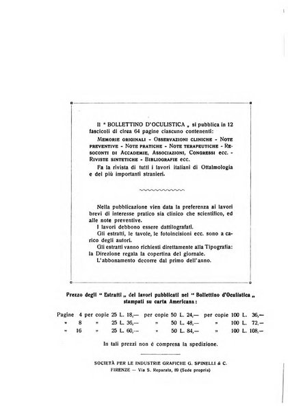 Bollettino d'oculistica periodico d'oculistica pratica