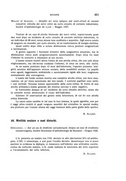 Bollettino d'oculistica periodico d'oculistica pratica