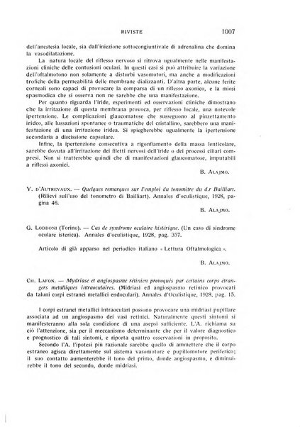 Bollettino d'oculistica periodico d'oculistica pratica