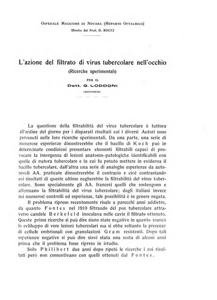 Bollettino d'oculistica periodico d'oculistica pratica