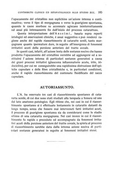 Bollettino d'oculistica periodico d'oculistica pratica