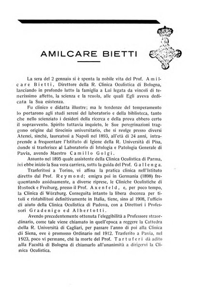 Bollettino d'oculistica periodico d'oculistica pratica