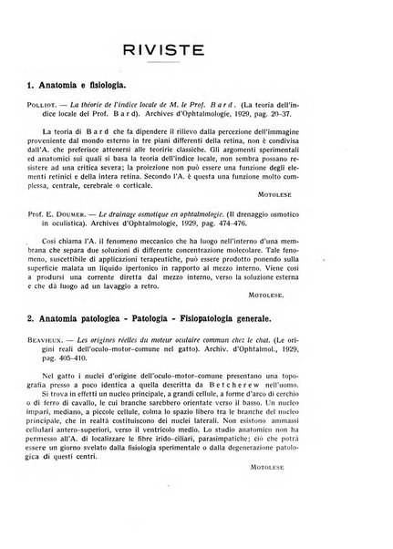 Bollettino d'oculistica periodico d'oculistica pratica